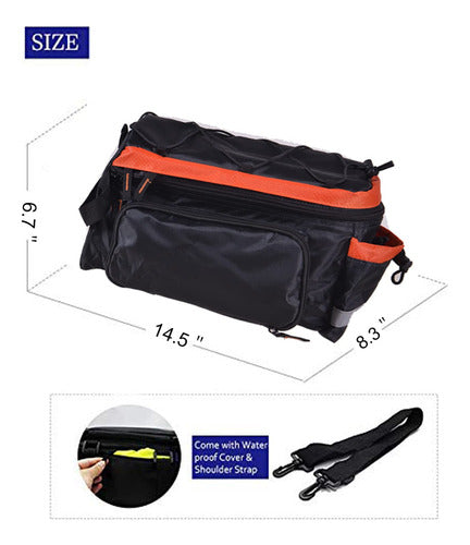 ywduoying Bicycle Bags for Bike Racks - Large D Storage Bag 4