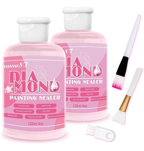 Sellador P/ Pintura Por Diamantes Kit De 2 Botella 120 Ml 0