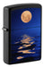 Zippo Full Moon Design Lighter Model 49810 Warranty 0