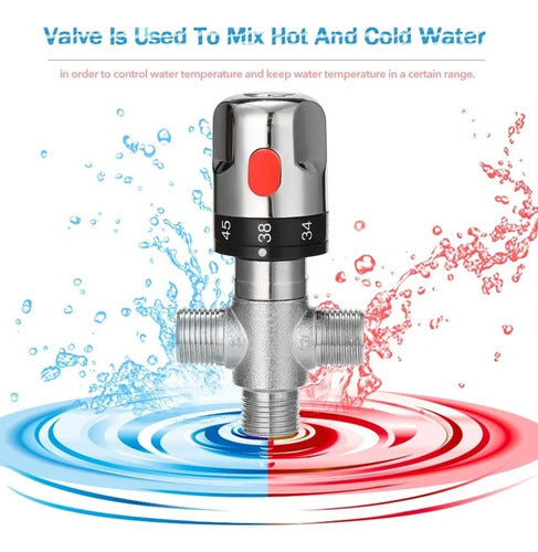 Soluciones Sustentables: Valvula Termostatica Para Termotanque Solar - 3 Vías 1