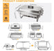 Festa Essential 2 Pack 8qt Rectangular Chafing Dish Buffet S 2