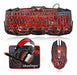 BlueFinger Crack Backlit Gaming Keyboard and Bluefinger Mouse 0