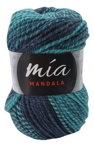 MIA Mandala Variegated Yarn - 5 Skeins of 100g Each 77