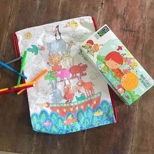 IMA Toys Backpack + Washable Coloring Pencil Case 1