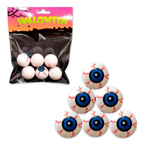 ENFISTADOS Combo Bolsa De Ojos Decoracion Cotillon Fiesta Halloween X12 0