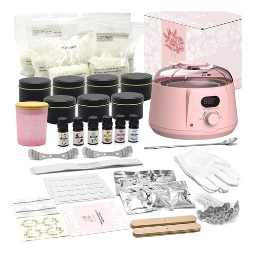 BCWW Candle Making Kit for Beginners with Wax Melter 0