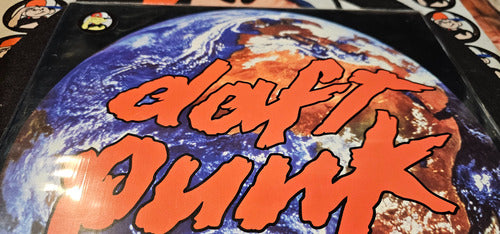 Daft Punk Around The World Vinilo Maxi 1997 Europe Muy Bueno 3