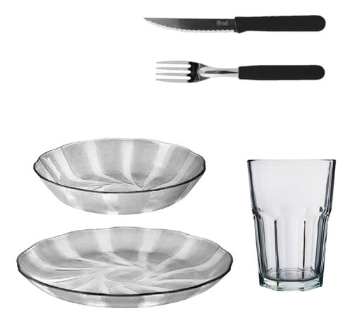 Rigolleau Galaxia Dinnerware Set for 2 - Oslo Cutlery 0