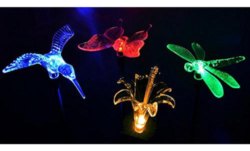 Solaration Kb1041 Garden Stake Lights, Hummingbirds 1