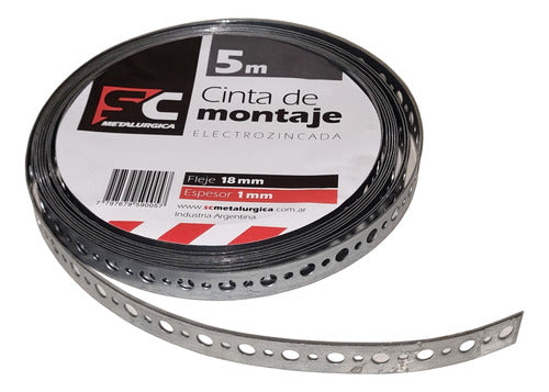 SC Cinta De Montaje Perforada Rollo X 5mts - Apto Todo Uso 0