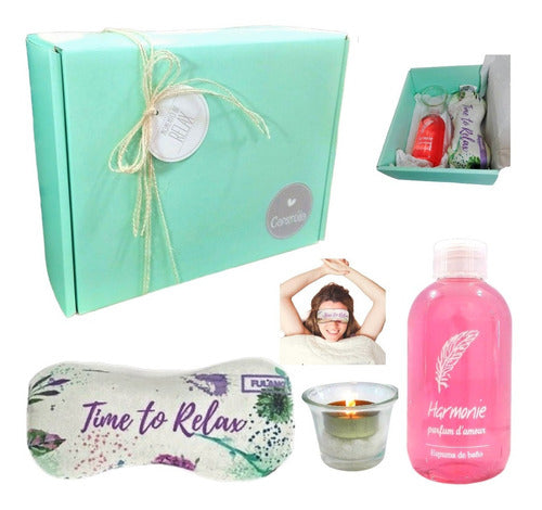 Luxury Relaxation Spa Gift Set - Rose Aroma Box - Kit Aroma Caja Regalo Box Spa Rosas Set Zen Relax N62 Relax