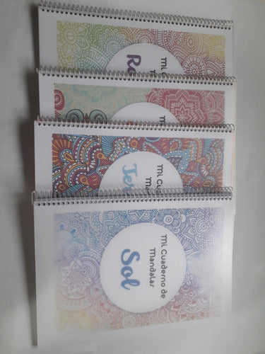 Cuaderno Libro Para Pintar Colorear Mandalas 4