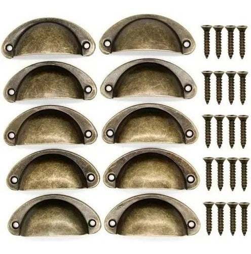 Meaton Old Bronze Pull Handle Pack of 10 Units 0