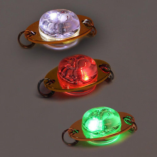 3 X 2-4 Pacotes De Luz De Pesca Led Gota Profunda 3 Pecas 7