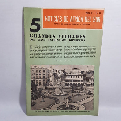 Antiguas Revistas Africa Del Sur En Español Lote 3 Mag 61336 4