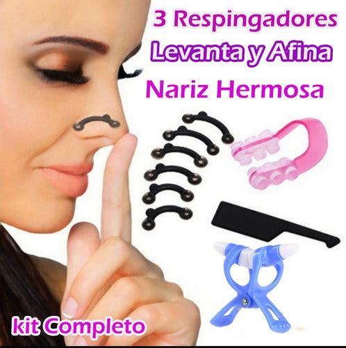 Nose Up Nose Reshaper Kit Full Corrector Clip Nose Lifting 5
