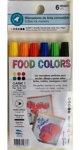 Edible Ink Markers x 6 Units Deli & Arts 7