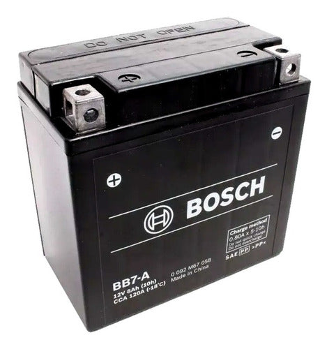 Bosch BB7-A YB7-A 8Ah Motorcycle Battery for Suzuki GN Sirius AGM 2