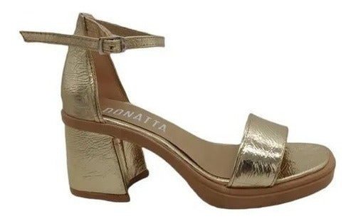 Elegant Low Heel Women's Sandals for Parties by Donatta 1