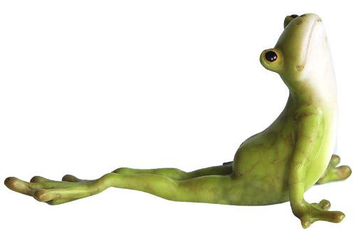 Top Collection Yoga Frog Bhujangasana Cobra Pose Fairy Garden Miniature 0