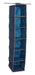 Hanging Fabric Organizer 6 Shelves Blue 27x29x122 Cm 1