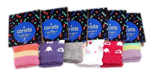 Corinto Baby Socks Assorted Pack X6 310 T0 0