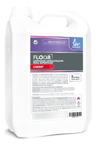 Liv Professional Cherry Aromatizante Antibacterial Floor Cleaner Kit 2 1