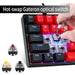 Guffercty Kred Sk61 60% Teclado Mecánico Lineal Rojo Interru 1