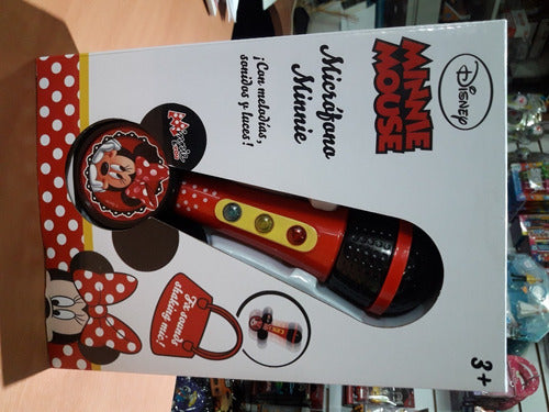 Reig Minnie Mouse Handheld Microphone with Melodies, Lights, and Sounds 0