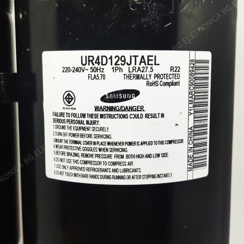 Compressor Samsung Ar Condicionado Ur4d129jtael 1