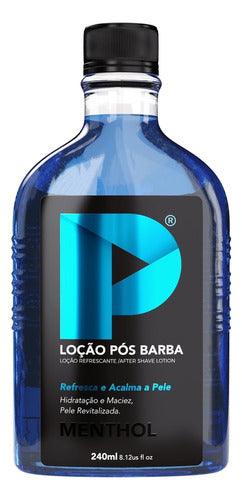 Loção Pós Barba Play Barber 240ml Menthol Atacado Com 12 Und 1