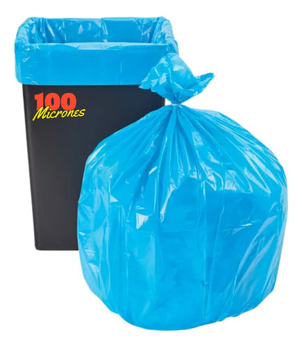 AntePlast Heavy-Duty Waste Bags 80x110 cm - 300 Count - 100 Microns 0