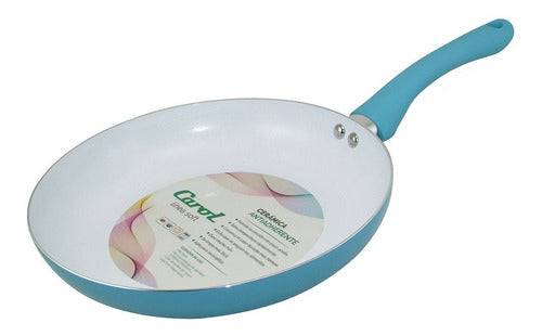 Pettish Bazar Ceramic Frying Pan 22cm Carol Color Pettish Online 1