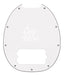 Cool Parts PBM01 Music Man Bass Pickguard - White Tri-Layer 2