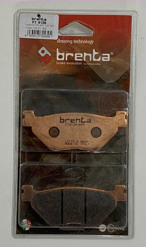 Brenta Rear Brake Pads Ft4139 For Yamaha Tdm 900 1