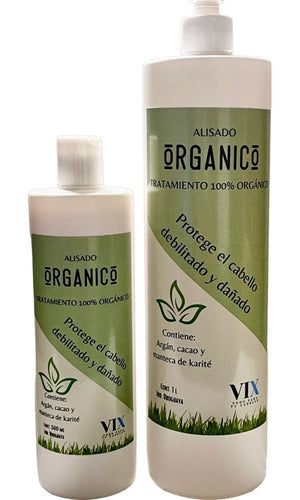 VIX Alisado Orgánico Sin Formol 1/2 Lt + Shampoo Neutro 0