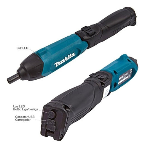 Makita DF001DW 36V Lithium Ion 14 Hex Screwdriver Kit 3