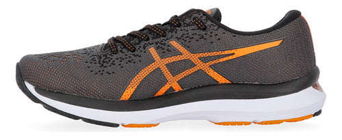 Asics Hypersonic 4 Running Shoes for Men in Gray and Orange 1