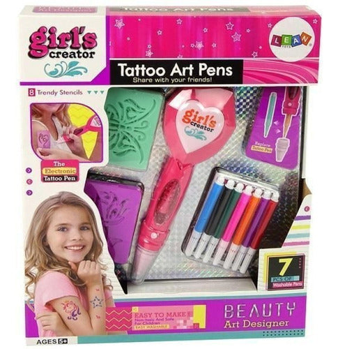 Girl's Creator Electronic Tattoo Art Pen Set Palermo Z Norte 2