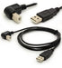 15 M Usb Un Adaptador De Impresora Cables De Angulo De 90 Gr 0