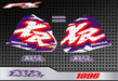 Honda XR 100 Original Decals 1993 to 1998 FX Calcos 3