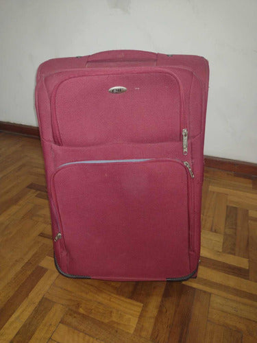 Medium Red Elf Suitcase 5