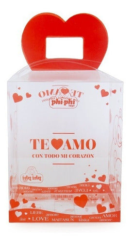 Caja Transparente De Acetato Diseño Romántico ! 2