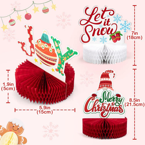 Mocoosy Christmas Table Centerpieces Decoration Pack X 12 1