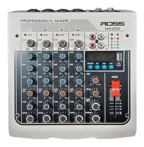 Ross Mx400 Mixer 4 Canales 0