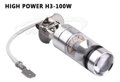 H3 Super Brillante LED Blanco Alta Potencia 100W 2323 2