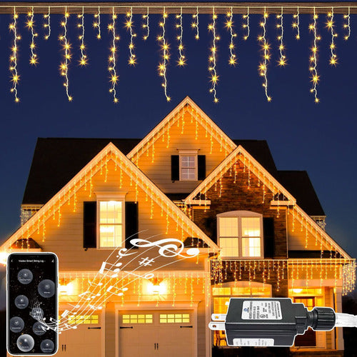 Voolex Waterproof Christmas Icicle Lights for Outdoor 0