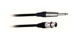 Lexsen XLJ-6F Cable 6.35mm Plug to XLR Female 6m Black 1