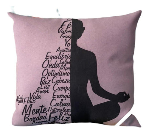 Pack of 2 Sublimated Cushions -Color- Quotes - 30x30 0