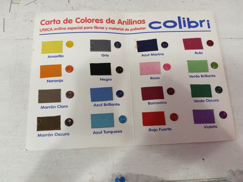 Colibrí Polyester Anilines Set - Pack of 3 Units 1